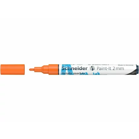 Marker cu vopsea acrilică Paint-It 310 2 mm Schneider Portocaliu