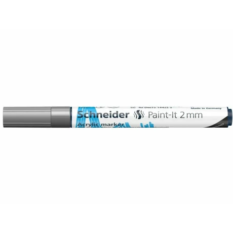 Marker cu vopsea acrilică Paint-It 310 2 mm Schneider Argintiu