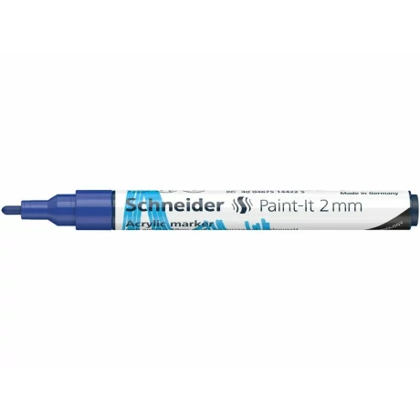 Marker cu vopsea acrilică Paint-It 310 2 mm Schneider Albastru