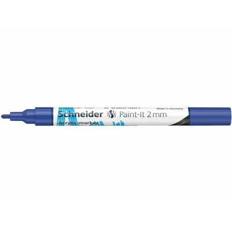 Marker cu vopsea acrilică Paint-It 310 2 mm Schneider Albastru