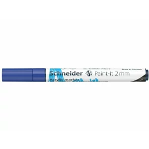 Marker cu vopsea acrilică Paint-It 310 2 mm Schneider Albastru