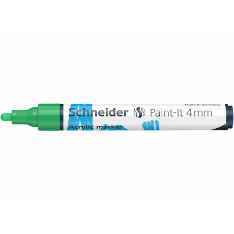 Marker cu vopsea acrilică Paint-It 320 4 mm Schneider Verde