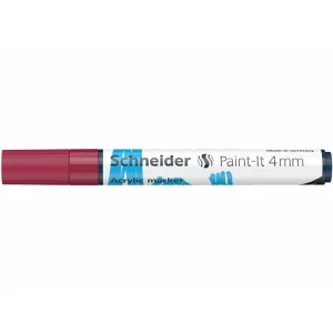 Marker cu vopsea acrilică Paint-It 320 4 mm Schneider Visiniu