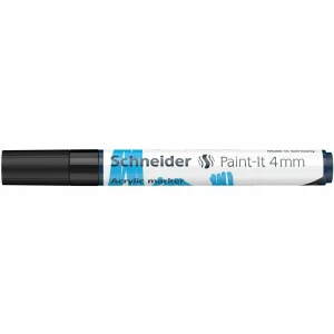 Marker cu vopsea acrilică Paint-It 320 4 mm Schneider Negru