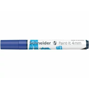 Marker cu vopsea acrilică Paint-It 320 4 mm Schneider Albastru