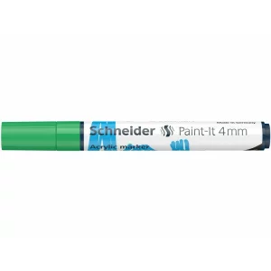 Marker cu vopsea acrilică Paint-It 320 4 mm Schneider Verde