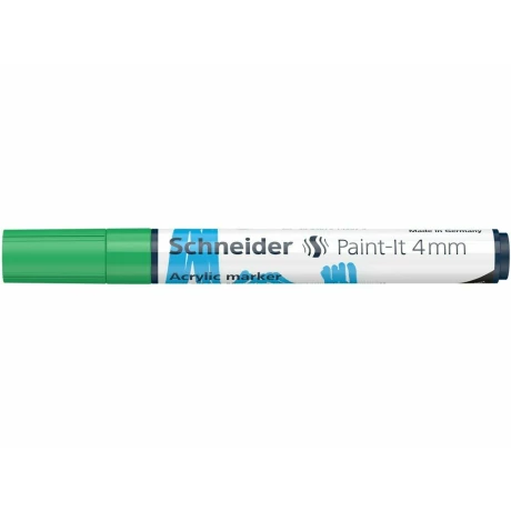 Marker cu vopsea acrilică Paint-It 320 4 mm Schneider Verde