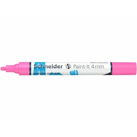 Marker cu vopsea acrilică Paint-It 320 4 mm Schneider Roz