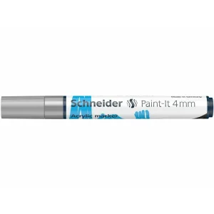 Marker cu vopsea acrilică Paint-It 320 4 mm Schneider Argintiu