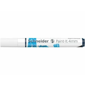 Marker cu vopsea acrilică Paint-It 320 4 mm Schneider Alb