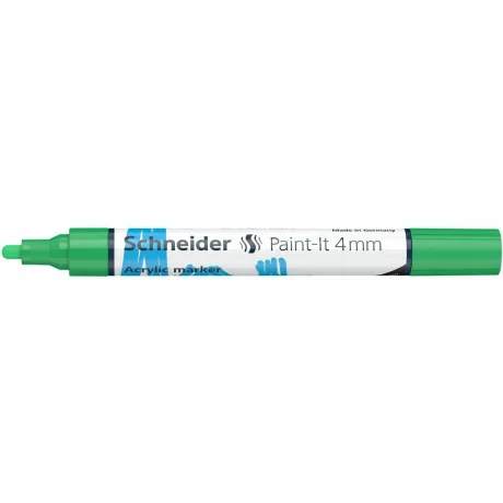 Marker cu vopsea acrilică Paint-It 320 4 mm Schneider Verde