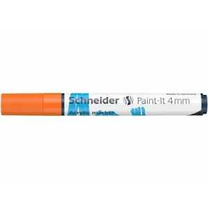 Marker cu vopsea acrilică Paint-It 320 4 mm Schneider Portocaliu