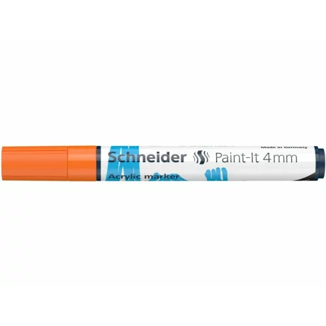 Marker cu vopsea acrilică Paint-It 320 4 mm Schneider Portocaliu