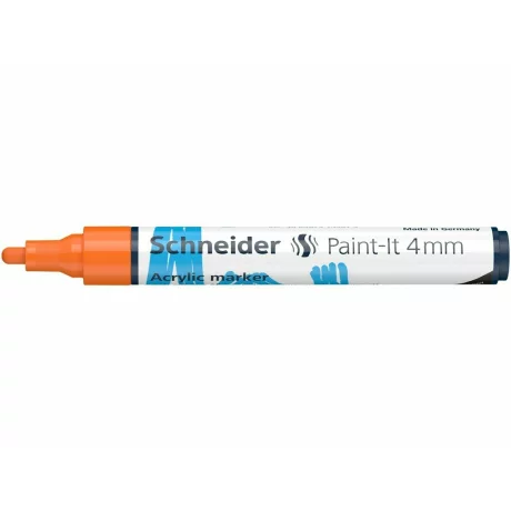 Marker cu vopsea acrilică Paint-It 320 4 mm Schneider Portocaliu