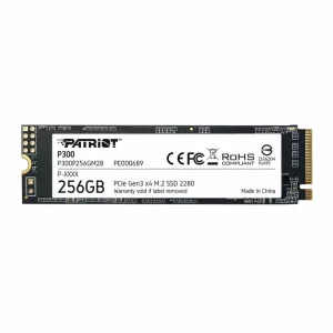 SSD PATRIOT, P300, 256 GB, M.2, PCIe Gen3.0 P300P256GM28