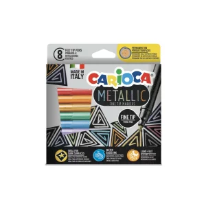 Fineliner Metallic Carioca 8/set