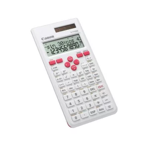 Calculator birou Canon F715SGWH, 16 digiti, display LCD 2 linii, alimentare solara si baterie, 250 functii, culoare: White - Red, &quot;5730B002AB&quot;