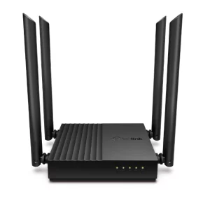 ROUTER TP-LINK wireless 1200Mbps, MU-MIMO, 4 porturi Gigabit, 4 antene externe, Dual Band AC1200 &quot;Archer C64&quot; (include timbru verde 1.5 lei)