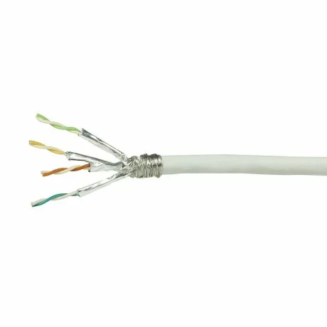 PATCH CORD S/FTP LOGILINK Cat6,  cupru-aluminiu,100 m, alb, AWG23, dublu ecranat CPV0039