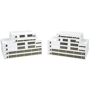 Cisco CBS350-48T-4G-EU network switch Managed L2/L3 Gigabit Ethernet (10/100/1000) Silver, &quot;CBS350-48T-4G-EU&quot;