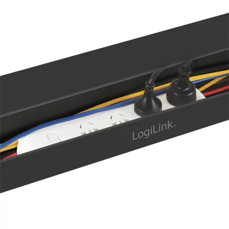 ORGANIZATOR cabluri LOGILINK, pentru gestionare cabluri, din otel, black, &quot;KAB0070&quot;