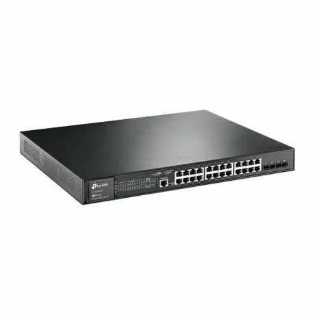 Switch TP-Link cu management L2, 24 Porturi Gigabit POE+, TL-SG3428MP