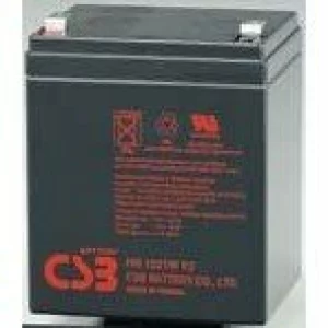 Baterie UPS CSB HR1221WF2, 12V 5Ah, 90 x 70 x 101.7 mm, Borne F2, Durata medie 3-5 ani, VRLA HR1221WF2