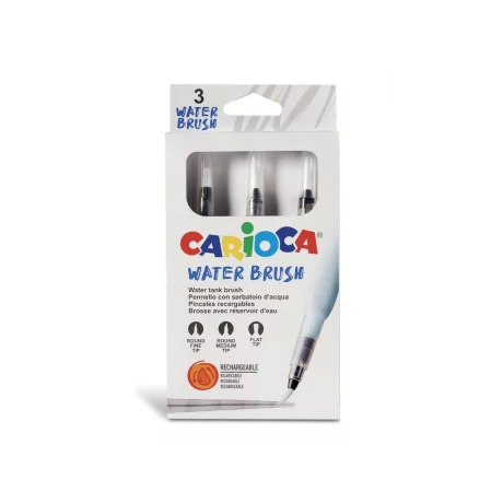 Pensule Carioca cu rezervor 3 buc/set