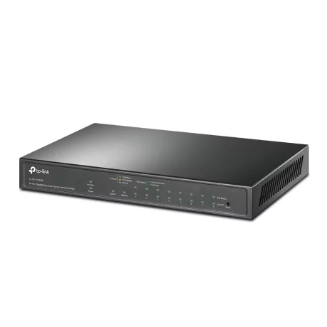 SWITCH TP-LINK 10-Port Gigabit Desktop Switch cu 8-Port PoE+, 123W total power, carcasa metal &quot;TL-SG1210MPE&quot; (include timbru verde 1.5 lei)