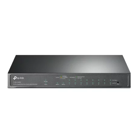 SWITCH TP-LINK 10-Port Gigabit Desktop Switch cu 8-Port PoE+, 123W total power, carcasa metal &quot;TL-SG1210MPE&quot; (include timbru verde 1.5 lei)