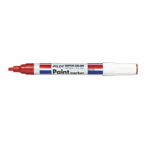 Marker permanent Pilot Paint, varf rotund, 4.5 mm Rosu