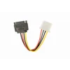 Cablu alimentare 15-pin SATA (T) la 4-pin Molex (M), 0.15m, Gembird &quot;CC-SATA-PS-M&quot;
