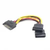 Cablu Alimentare splitter SATA, 0.15 m, Gembird &quot;CC-SATAM2F-01&quot;