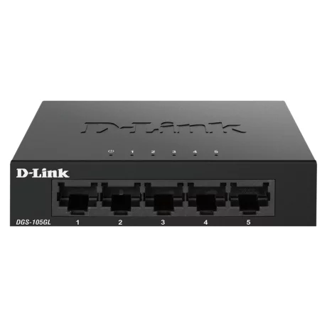 SWITCH D-LINK  5 porturi Gigabit. carcasa metalica, &quot;DGS-105GL&quot; (include timbru verde 1.5 lei)