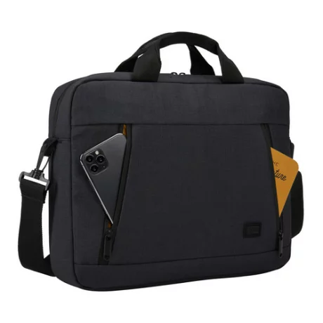 GEANTA CASE LOGIC, pt. notebook de max. 14 inch, 1 compartiment, buzunar frontal x 2, waterproof, poliester, negru, &quot;HUXA214 BLACK&quot; / 3204650