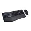KIT wireless Kensington - ergonomic, &quot;Profit Ergo&quot;, tastatura wireless 104 taste + mouse wireless 1200dpi, palmrest, 5 butoane, rotita scroll, nagreu, &quot;K75406UK&quot;  (include TV 0.75 lei)