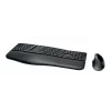 KIT wireless Kensington - ergonomic, &quot;Profit Ergo&quot;, tastatura wireless 104 taste + mouse wireless 1200dpi, palmrest, 5 butoane, rotita scroll, nagreu, &quot;K75406UK&quot;  (include TV 0.75 lei)