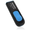 Memorie USB 3.2 ADATA 64 GB, retractabila, carcasa plastic, negru / albastru