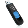 Memorie USB 3.2 ADATA 64 GB, retractabila, carcasa plastic, negru / albastru