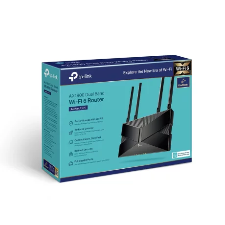 ROUTER TP-LINK wireless 1800Mbps,1 x WAN Gigabit, WI-FI 6,  Archer AX23