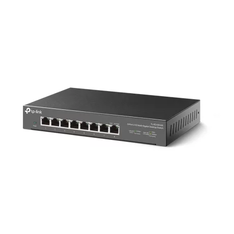 SWITCH TP-LINK  8 porturi 2.5 Gigabit. carcasa metalica &quot;TL-SG108-M2&quot; (include timbru verde 1.5 lei)