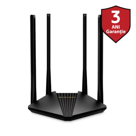 ROUTER MERCUSYS wireless 1200Mbps, Dual Band AC1200 4 x antena externa, MR30G