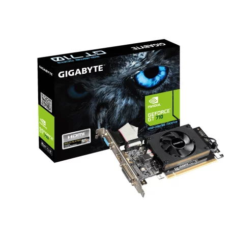 Placa video GIGABYTE NVIDIA GeForce GT 710, N710D3-2GL 2.0, PCI-E, 2048MB DDR3