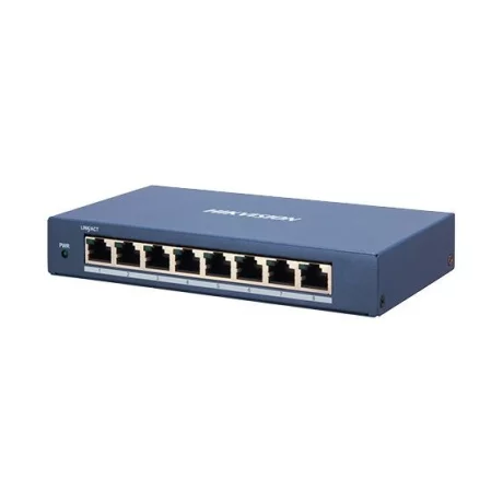 SWITCH 8PORTURI GIGABIT SMARTMANAGED, &quot;DS-3E1508-EI&quot; (include TV 1.5 lei)