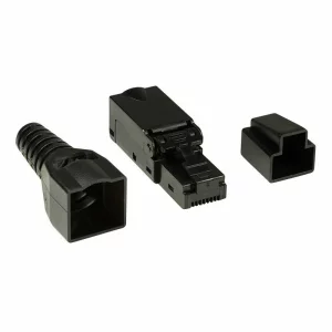 MUFA RJ-45 LOGILINK pt. cablu UTP, Cat6a, RJ-45 (T), neecranat, MP0045