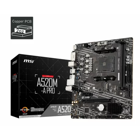 MB AMD MSI AM4 A520M-A PRO, &quot;A520M-A PRO&quot;