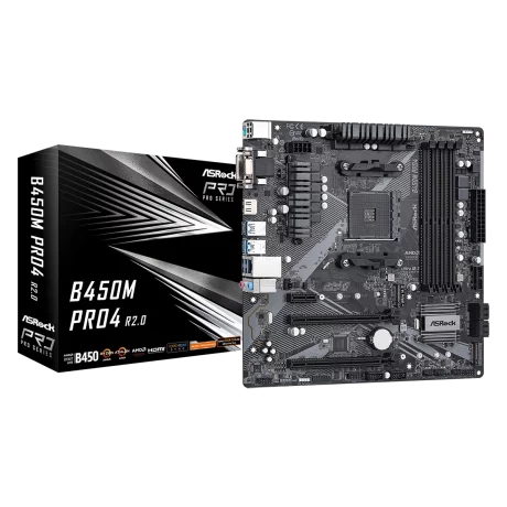 MB Asrock B450M Pro4 R2.0 AM4, &quot;B450M PRO4 R2.0&quot;