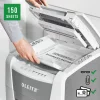 Distrugator automat documente Leitz IQ Office, cos  44 litri, alb-gri, Leitz 80130000