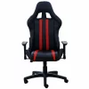 SCAUN GAMING SPACER imitatie piele, black / red,  SPCH-TRINITY-RED