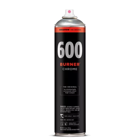 Spray Molotow Burner 600 ML Chrome